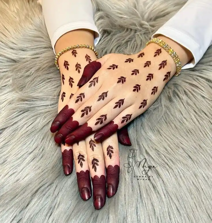easy mehndi designs for girls